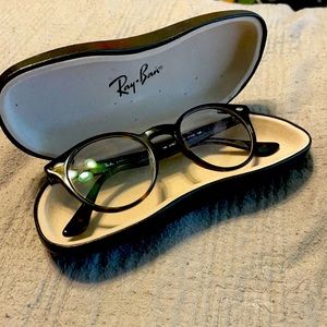 Rayban turtle shell glasses.